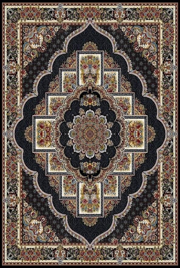 فرشینه و قالیچه مدرن مناسب حال و پذیرایی برند دفه کد DAL M757