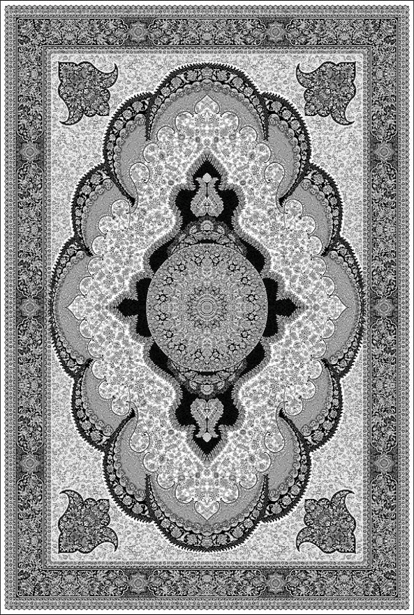 فرشینه و قالیچه مدرن مناسب حال و پذیرایی برند دفه کد DAL M768