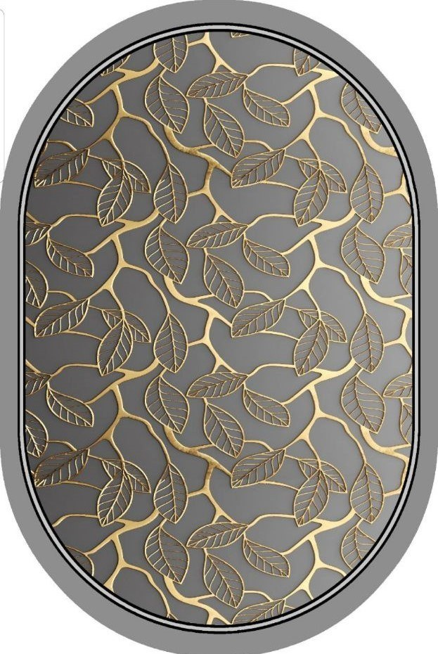 فرشینه و قالیچه مدرن مناسب حال و پذیرایی برند دفه کد DAL M788