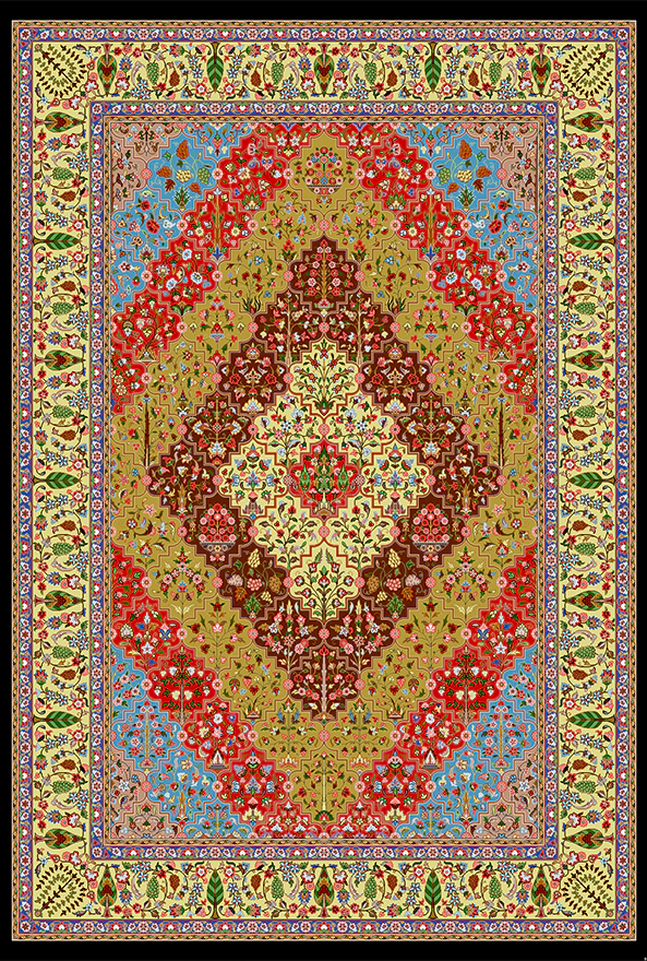 فرشینه و قالیچه سنتی مناسب حال و پذیرایی برند دفه کد DAL S276