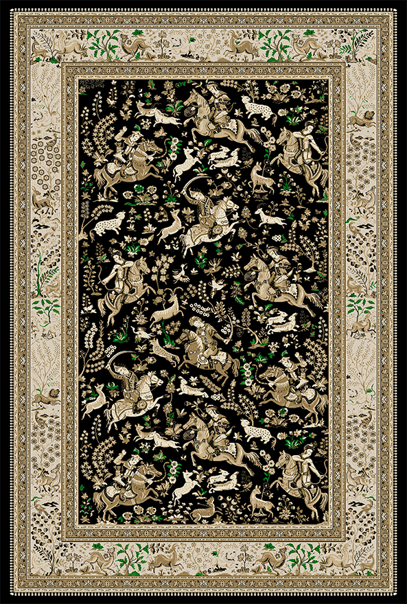 فرشینه و قالیچه سنتی مناسب حال و پذیرایی برند دفه کد DAL S138