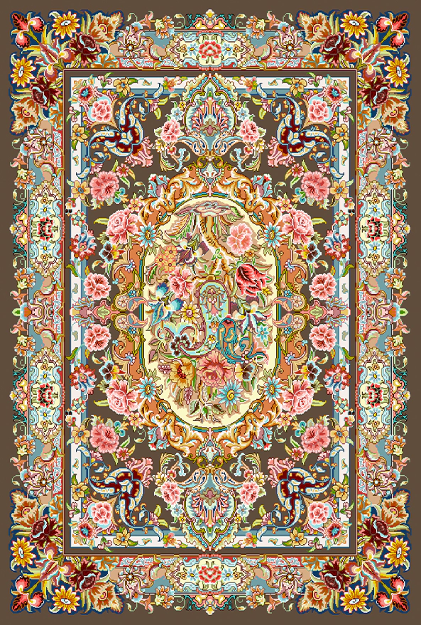 فرشینه و قالیچه سنتی مناسب حال و پذیرایی برند دفه کد DAL S200