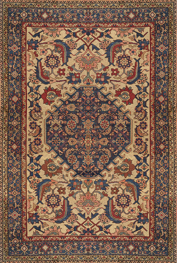 فرشینه و قالیچه طرح گلیم مناسب حال و پذیرایی برند دفه کد DAL G824