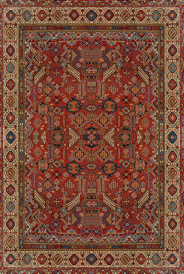 فرشینه و قالیچه طرح گلیم مناسب حال و پذیرایی برند دفه کد DAL G832