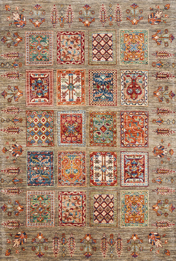 فرشینه و قالیچه طرح گلیم مناسب حال و پذیرایی برند دفه کد DAL G871