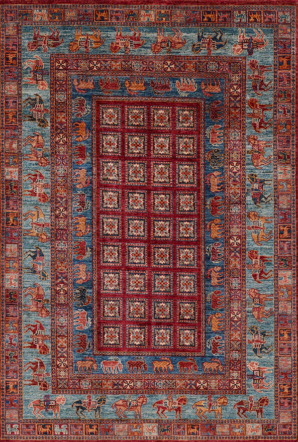 فرشینه و قالیچه طرح گلیم مناسب حال و پذیرایی برند دفه کد DAL G895