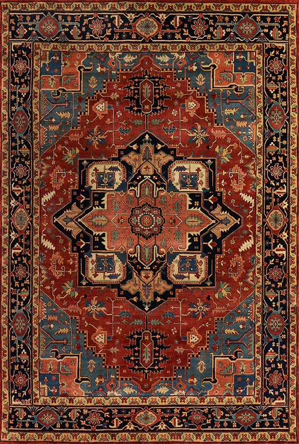 فرشینه و قالیچه طرح گلیم مناسب حال و پذیرایی برند دفه کد DAL G897