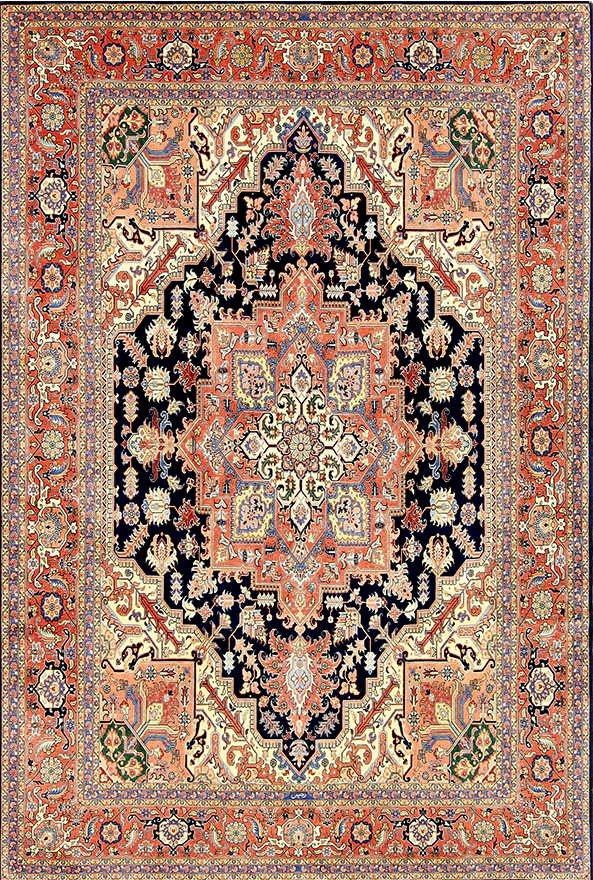 فرشینه و قالیچه طرح گلیم مناسب حال و پذیرایی برند دفه کد DAL G907