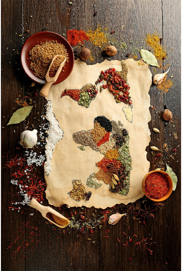 فرشینه و قالیچه فانتزی مناسب آشپزخانه برند دفه کد DAL KT1259