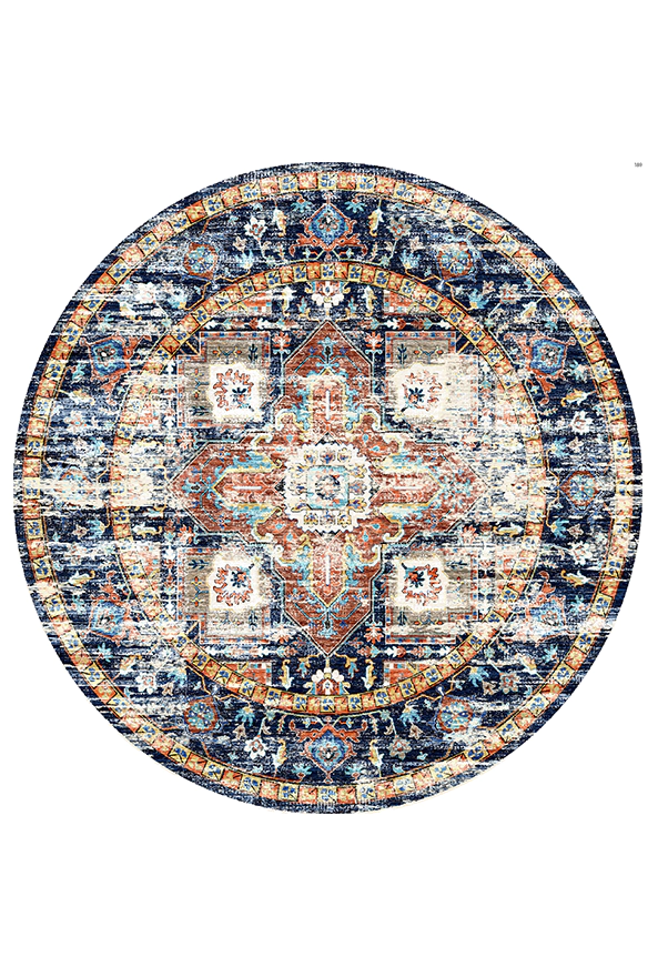 فرشینه گرد مدرن مناسب حال و پذیرایی برند دفه کد DAL DI1315