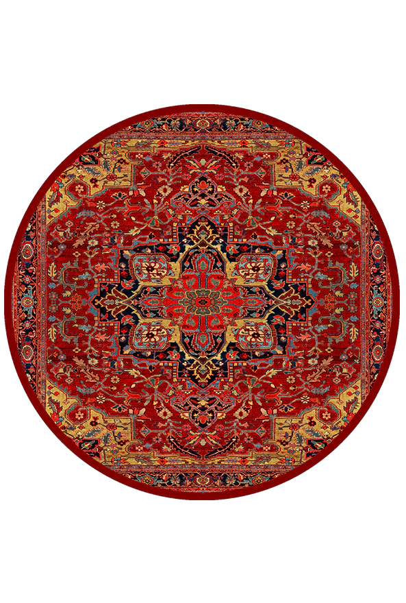 فرشینه گرد مدرن مناسب حال و پذیرایی برند دفه کد DAL DI1342