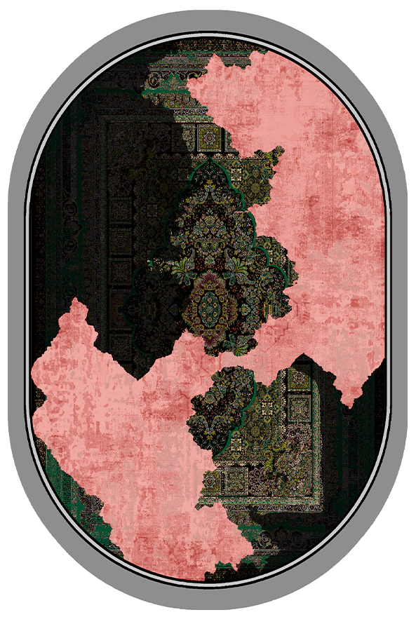 پادری بیضی مدرن مناسب حال و پذیرایی کد DAL BZ1359