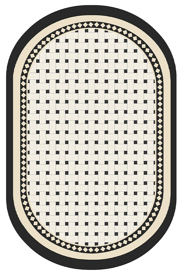 پادری بیضی مدرن مناسب حال و پذیرایی کد DAL BZ1386