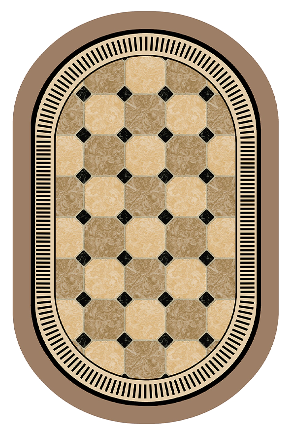 پادری بیضی مدرن مناسب حال و پذیرایی کد DAL BZ1395