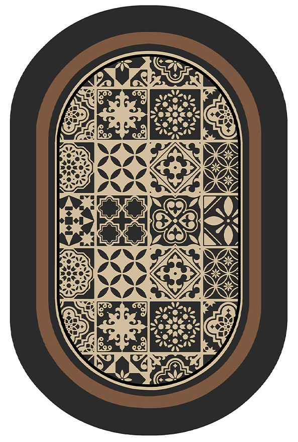 پادری بیضی مدرن مناسب حال و پذیرایی کد DAL BZ1396