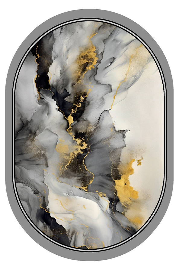 پادری بیضی مدرن مناسب حال و پذیرایی کد DAL BZ1400