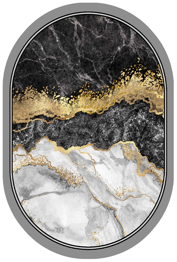 پادری بیضی مدرن مناسب حال و پذیرایی کد DAL BZ1409