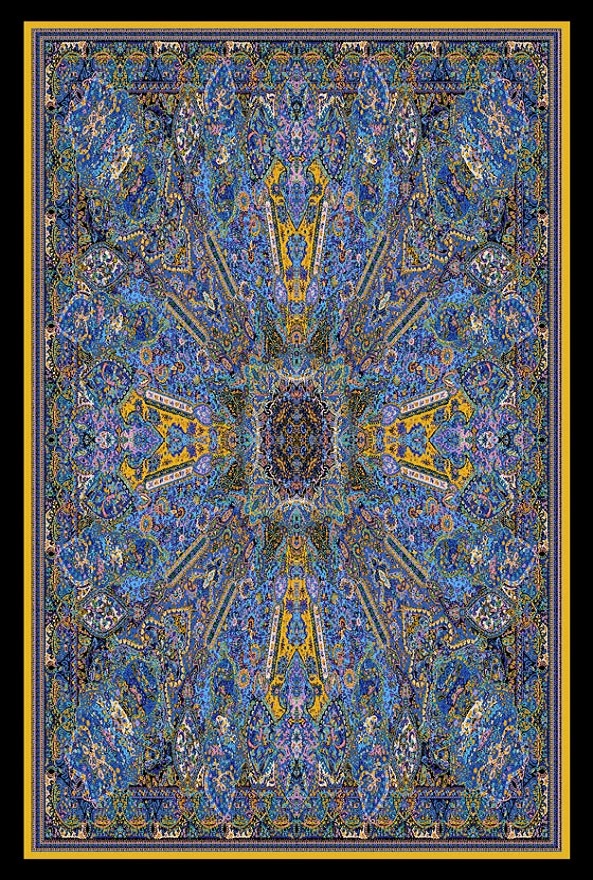 فرشینه و قالیچه کلاسیک مناسب حال و پذیرایی برند دفه کد DAL CL1411