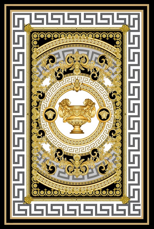 فرشینه و قالیچه کلاسیک مناسب حال و پذیرایی برند دفه کد DAL CL1412