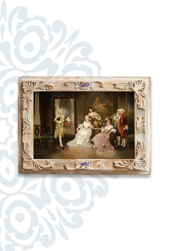 تابلو فرش ابریشم ماشینی برند دفه کد TEF 313