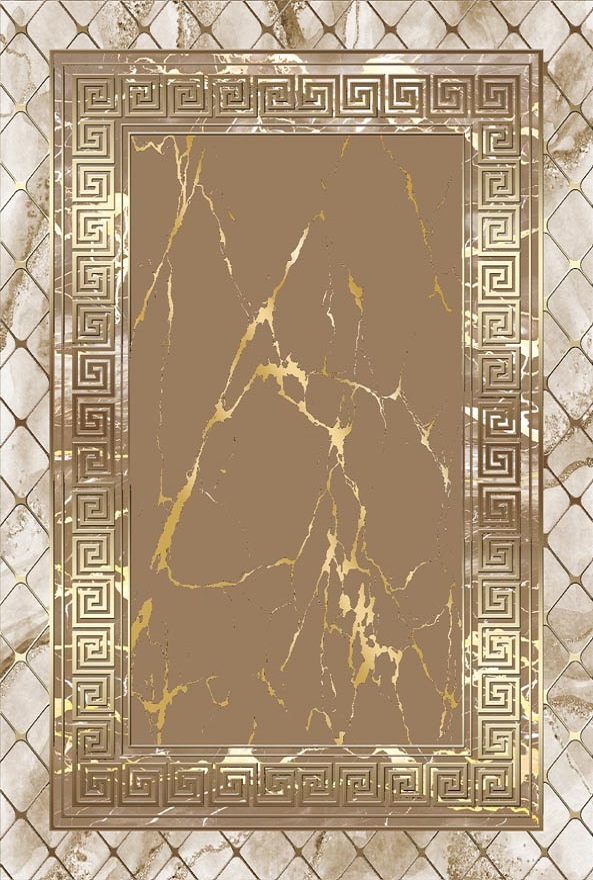 فرشینه و قالیچه کلاسیک مناسب حال و پذیرایی برند دفه کد DAL CL1444