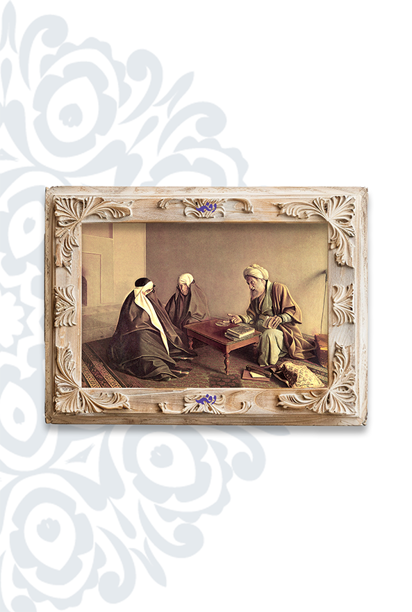 تابلو فرش ابریشم ماشینی برند دفه کد TEF 317