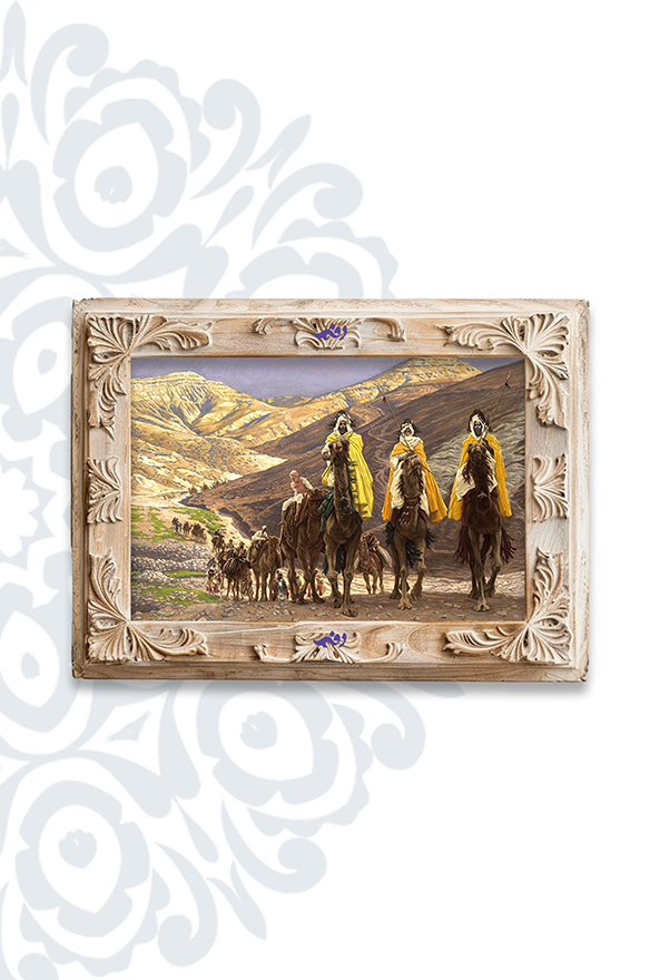 تابلو فرش ابریشم ماشینی برند دفه کد TEF 318