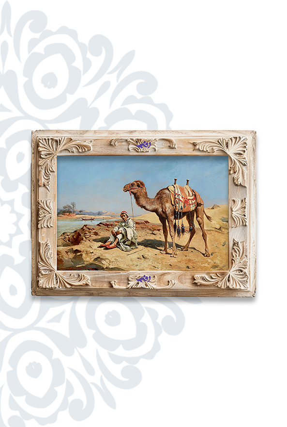 تابلو فرش ابریشم ماشینی برند دفه کد TEF 319