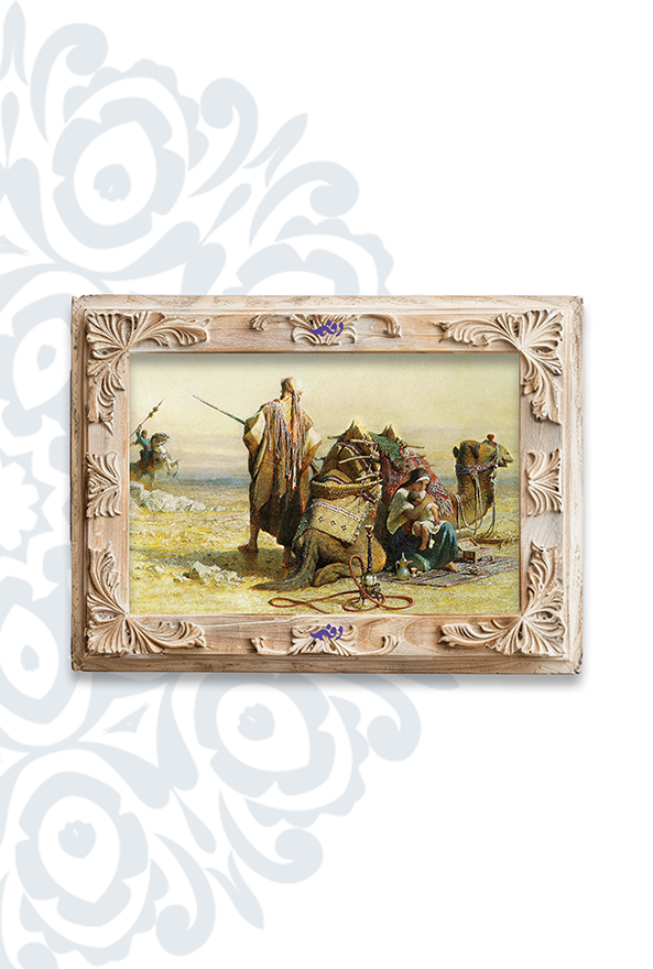 تابلو فرش ابریشم ماشینی برند دفه کد TEF 320