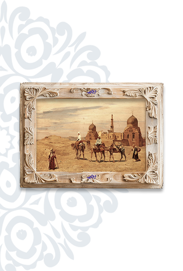 تابلو فرش ابریشم ماشینی برند دفه کد TEF 321