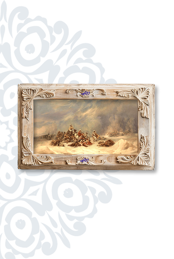 تابلو فرش ابریشم ماشینی برند دفه کد TEF 322