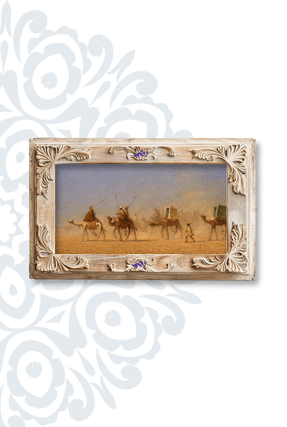 تابلو فرش ابریشم ماشینی برند دفه کد TEF 323