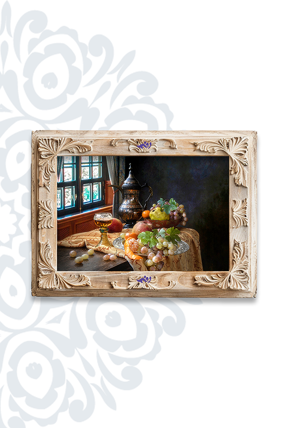 تابلو فرش ابریشم ماشینی برند دفه کد TEF 324