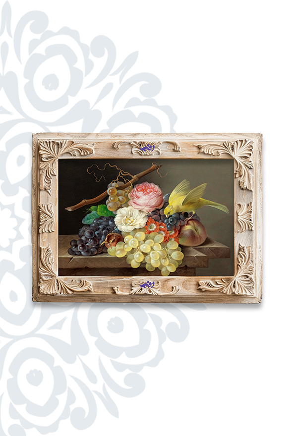 تابلو فرش ابریشم ماشینی برند دفه کد TEF 342