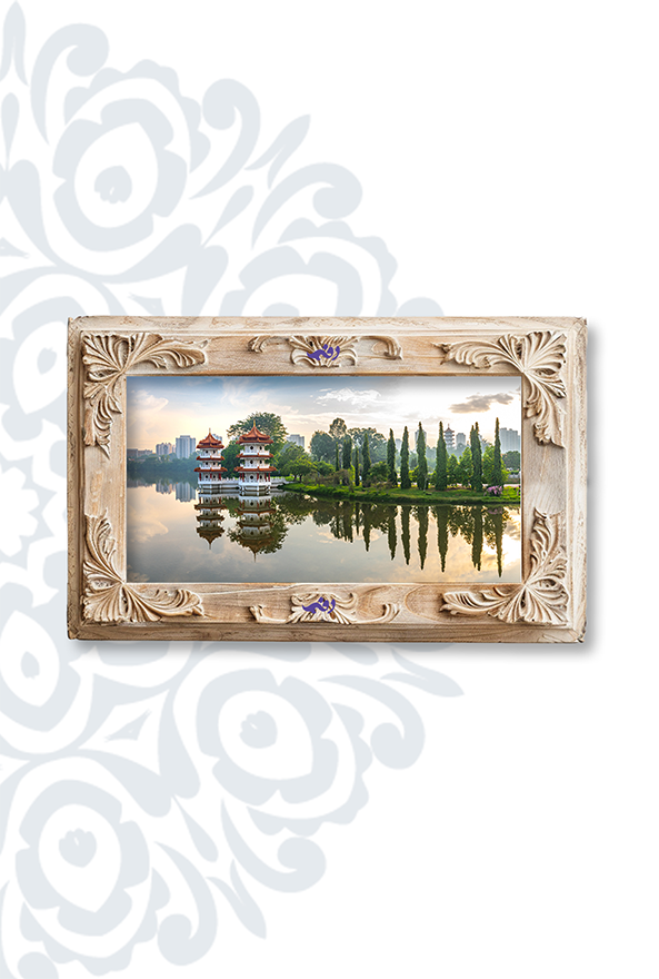 تابلو فرش ابریشم ماشینی برند دفه کد TEF 343