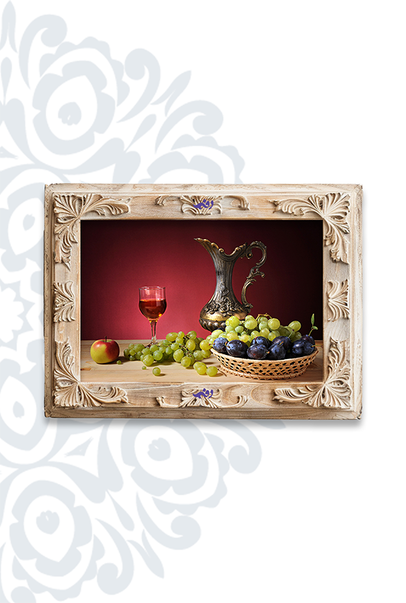 تابلو فرش ابریشم ماشینی برند دفه کد TEF 345