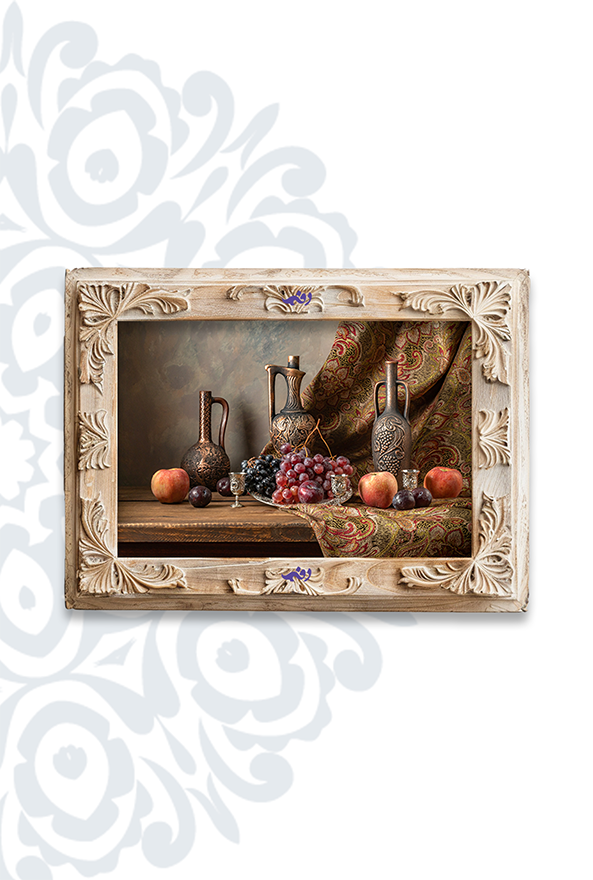 تابلو فرش ابریشم ماشینی برند دفه کد TEF 346