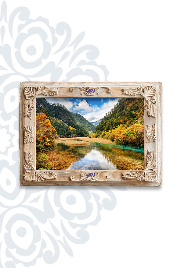 تابلو فرش ابریشم ماشینی برند دفه کد TEF 352