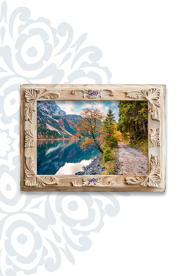 تابلو فرش ابریشم ماشینی برند دفه کد TEF 354