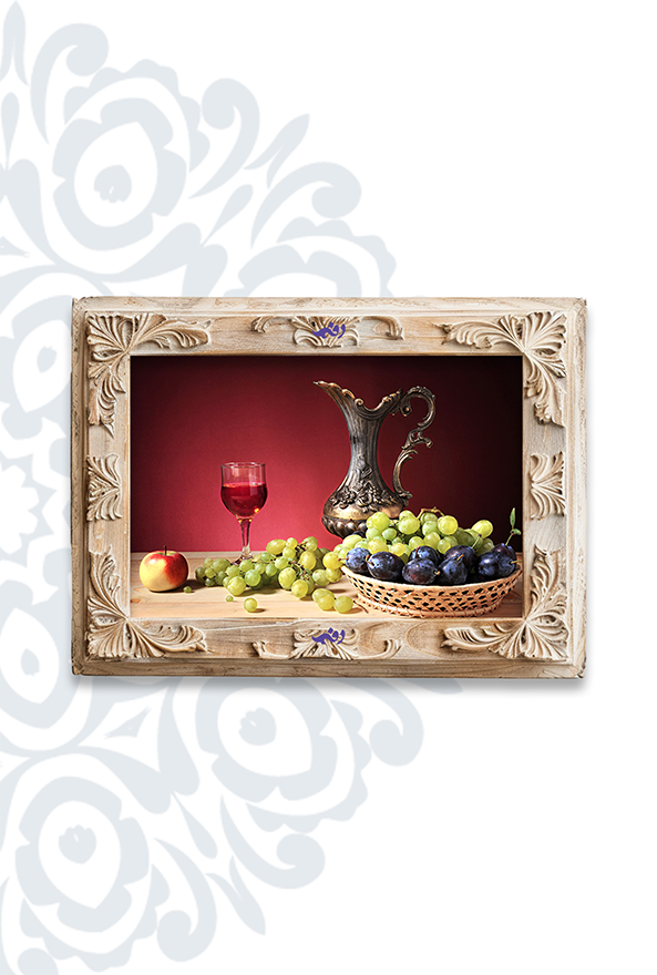 تابلو فرش ابریشم ماشینی برند دفه کد TEF 365