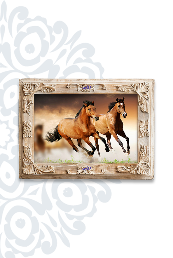 تابلو فرش ابریشم ماشینی برند دفه کد TEF 366