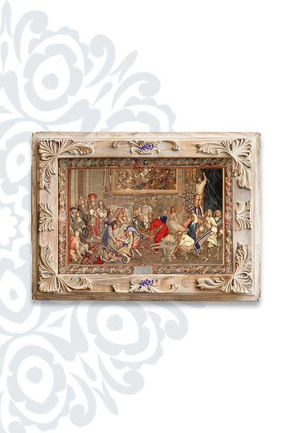 تابلو فرش ابریشم ماشینی برند دفه کد TEF 369