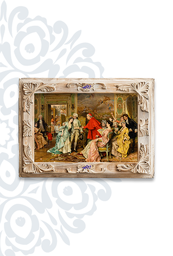 تابلو فرش ابریشم ماشینی برند دفه کد TEF 370