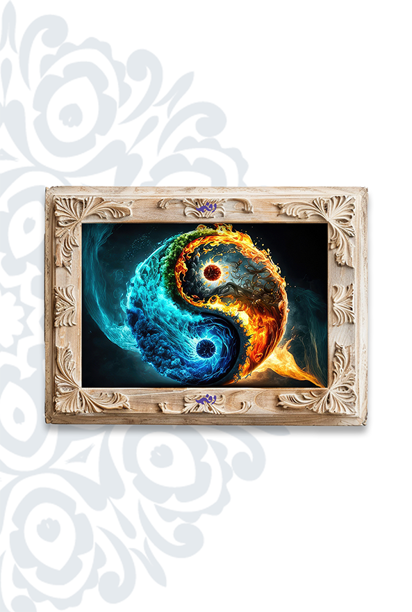 تابلو فرش ابریشم ماشینی برند دفه کد TEF 371