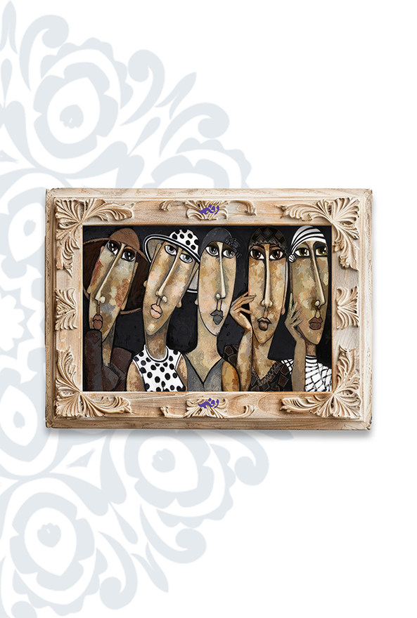 تابلو فرش ابریشم ماشینی برند دفه کد TEF 372