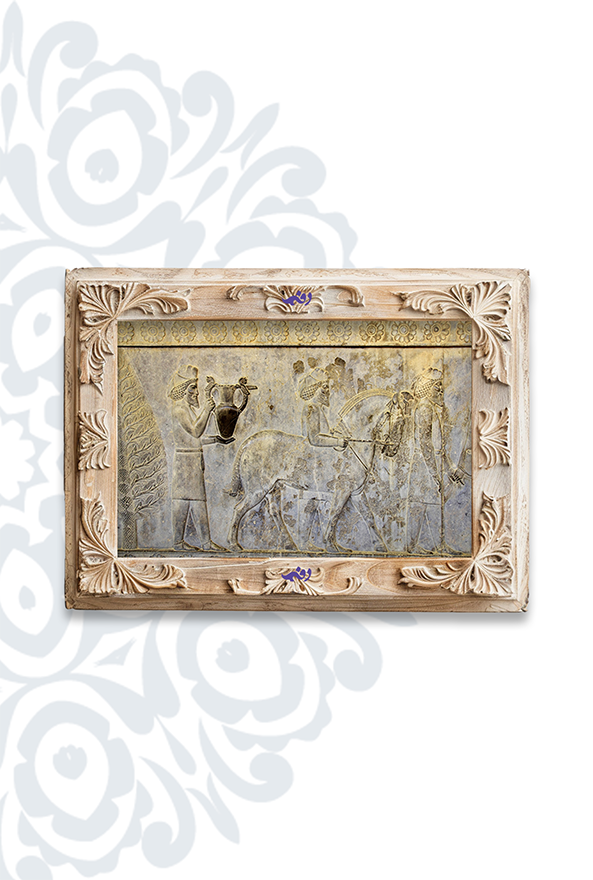 تابلو فرش ابریشم ماشینی برند دفه کد TEF 373