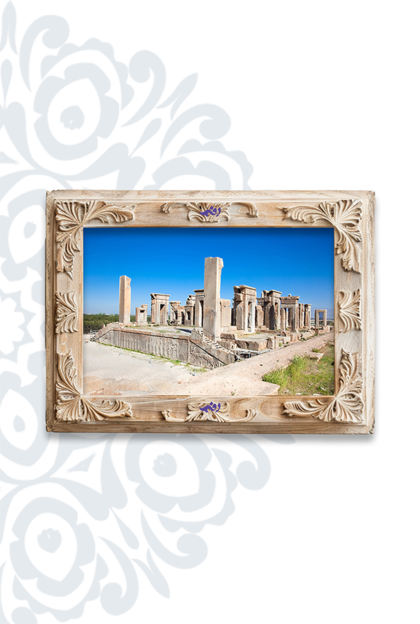 تابلو فرش ابریشم ماشینی برند دفه کد TEF 375