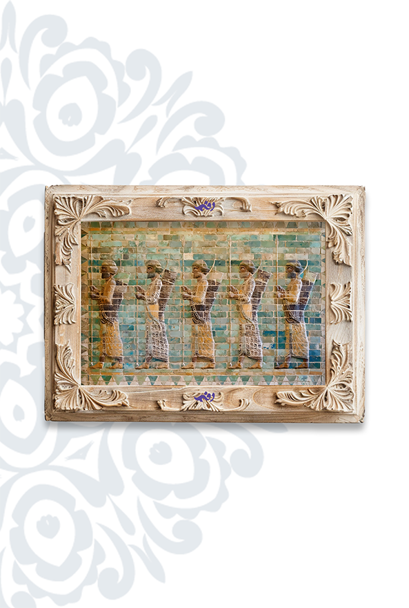 تابلو فرش ابریشم ماشینی برند دفه کد TEF 376