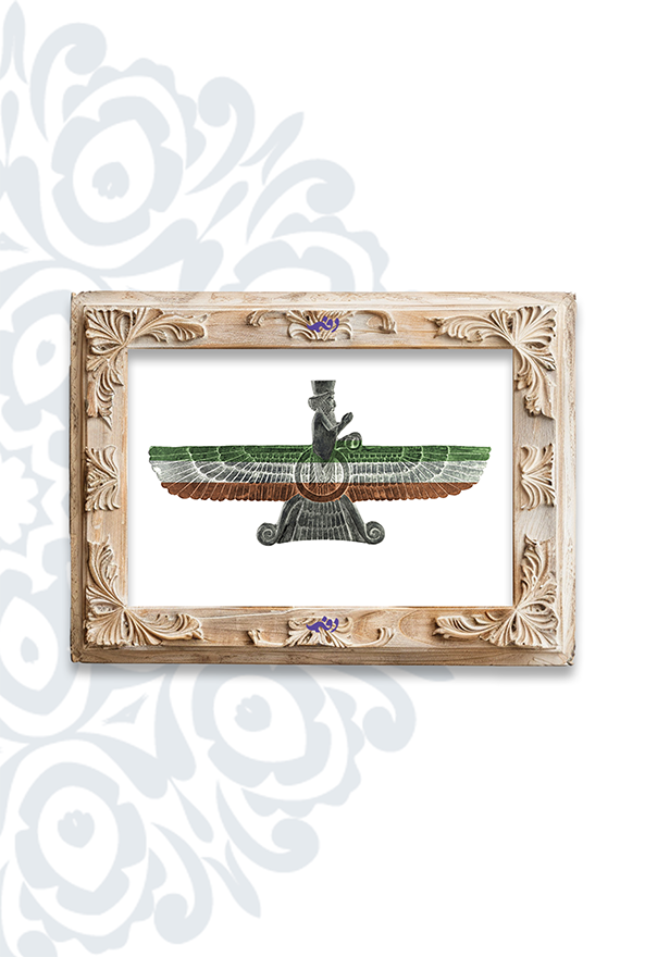 تابلو فرش ابریشم ماشینی برند دفه کد TEF 378