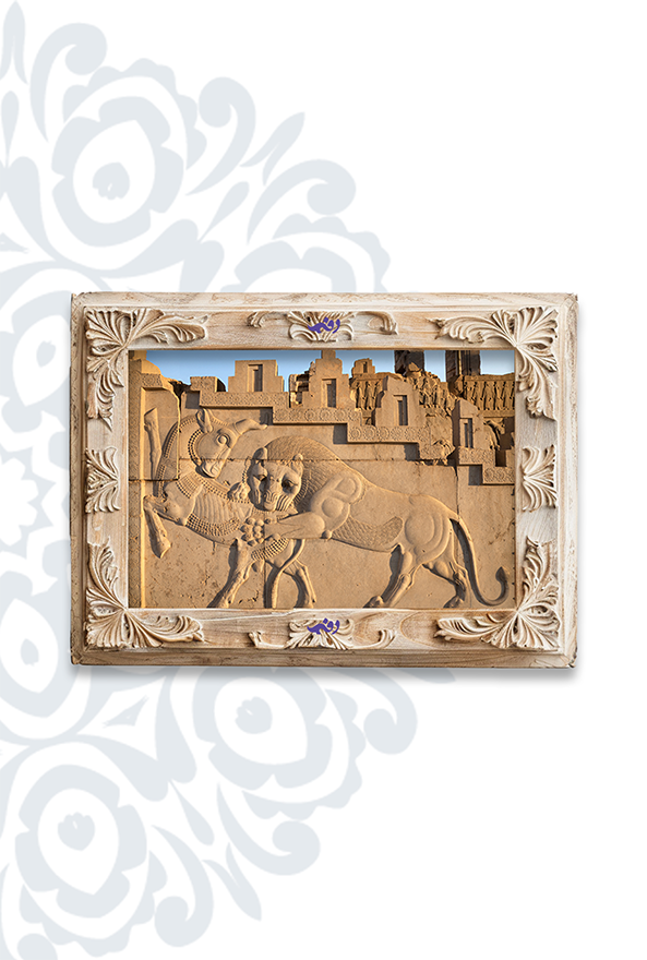 تابلو فرش ابریشم ماشینی برند دفه کد TEF 379